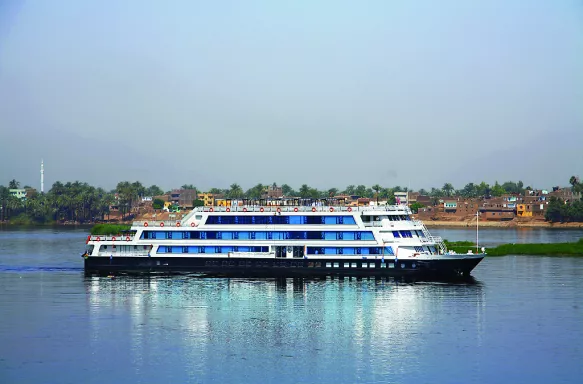 Exterior view of the MS Mövenpick Darakum on the River Nile